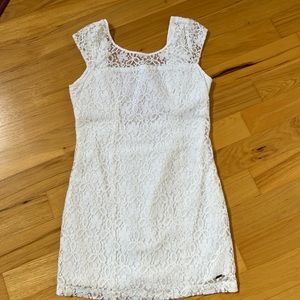 White lace dress by Hollister